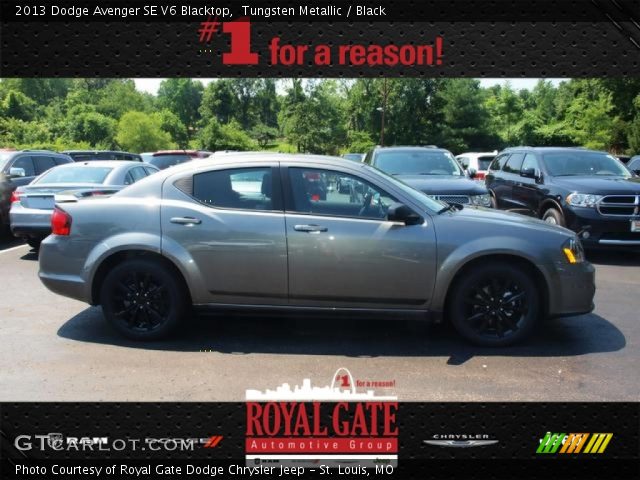 2013 Dodge Avenger SE V6 Blacktop in Tungsten Metallic
