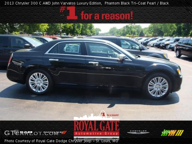 2013 Chrysler 300 C AWD John Varvatos Luxury Edition in Phantom Black Tri-Coat Pearl