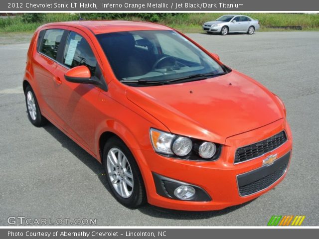 2012 Chevrolet Sonic LT Hatch in Inferno Orange Metallic