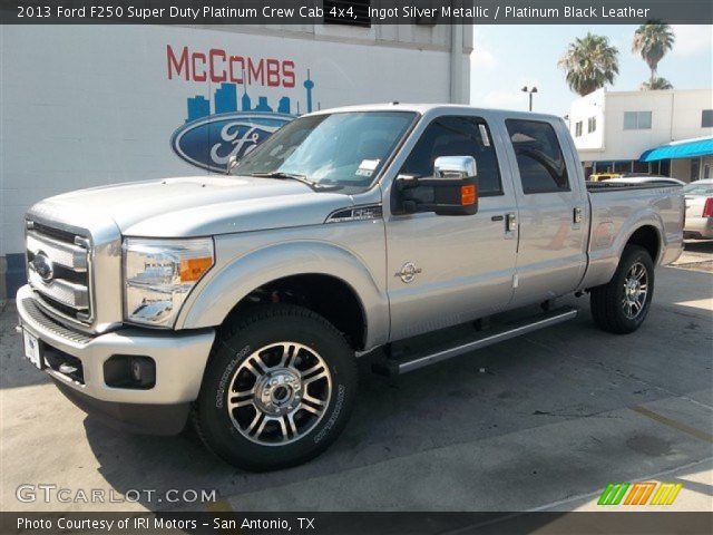 2013 Ford F250 Super Duty Platinum Crew Cab 4x4 in Ingot Silver Metallic