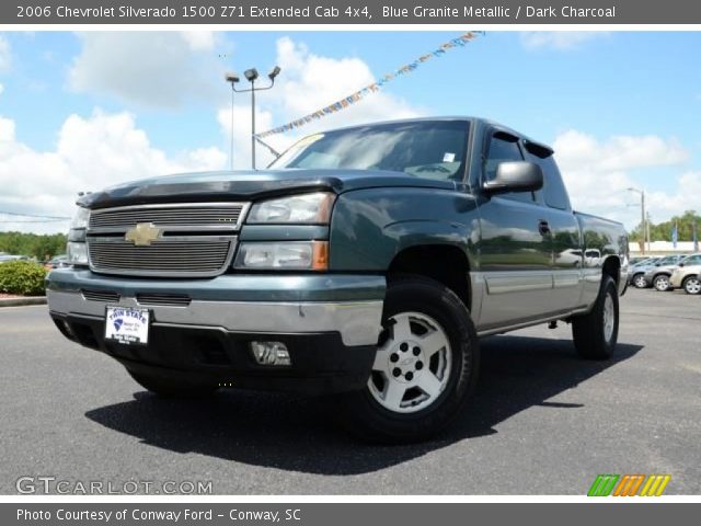 2006 Chevrolet Silverado 1500 Z71 Extended Cab 4x4 in Blue Granite Metallic