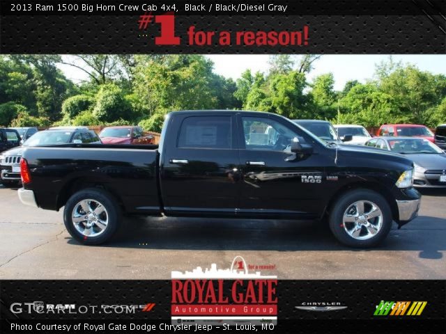 2013 Ram 1500 Big Horn Crew Cab 4x4 in Black
