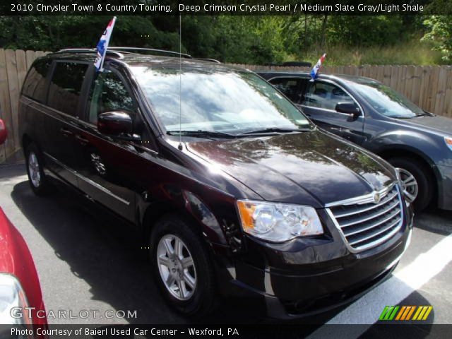 2010 Chrysler Town & Country Touring in Deep Crimson Crystal Pearl