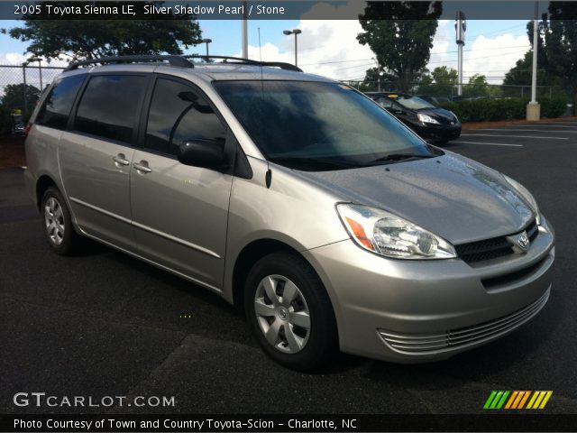 2005 Toyota Sienna LE in Silver Shadow Pearl