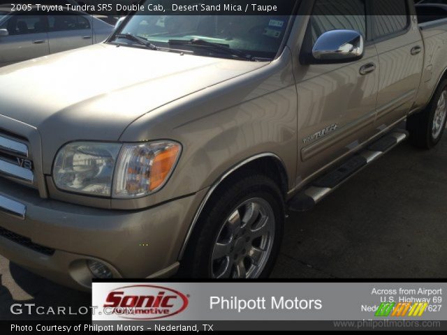 2005 Toyota Tundra SR5 Double Cab in Desert Sand Mica