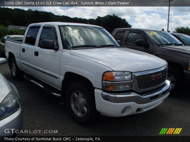 2006 GMC Sierra 1500 SLE Crew Cab 4x4 in Summit White