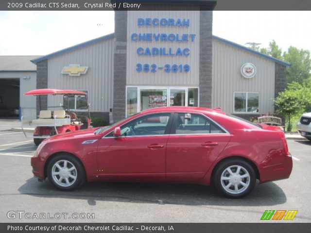 2009 Cadillac CTS Sedan in Crystal Red