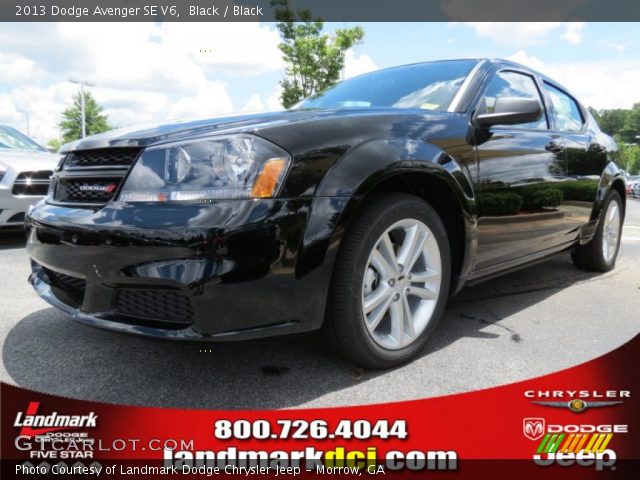 2013 Dodge Avenger SE V6 in Black