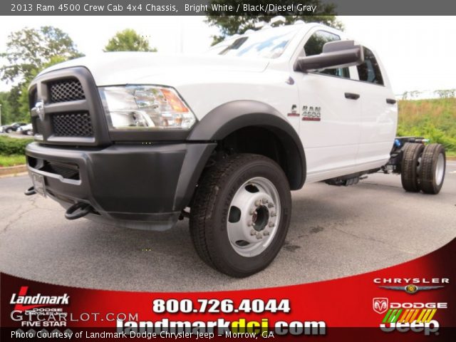 2013 Ram 4500 Crew Cab 4x4 Chassis in Bright White