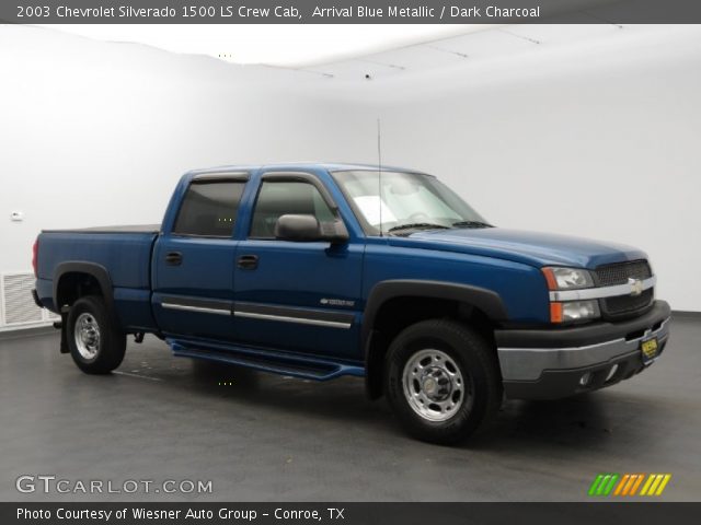 2003 Chevrolet Silverado 1500 LS Crew Cab in Arrival Blue Metallic