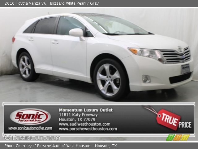2010 Toyota Venza V6 in Blizzard White Pearl