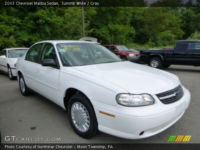 2003 Chevrolet Malibu Sedan in Summit White