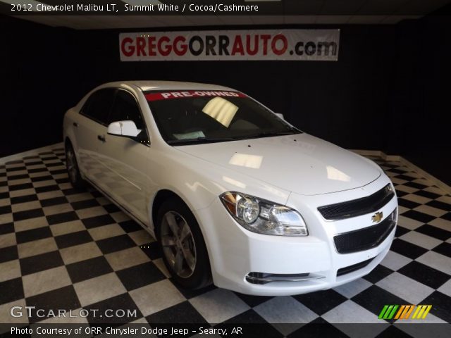 2012 Chevrolet Malibu LT in Summit White
