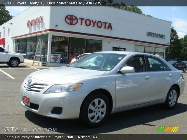 2010 Toyota Camry LE in Classic Silver Metallic