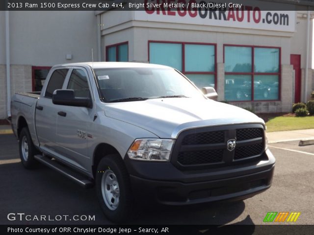 2013 Ram 1500 Express Crew Cab 4x4 in Bright Silver Metallic