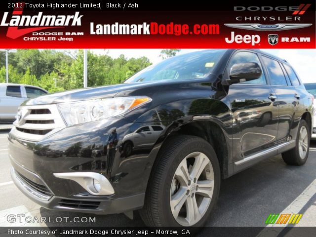 2012 Toyota Highlander Limited in Black