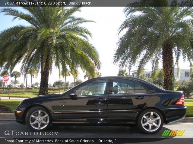 2007 Mercedes-Benz C 230 Sport in Black