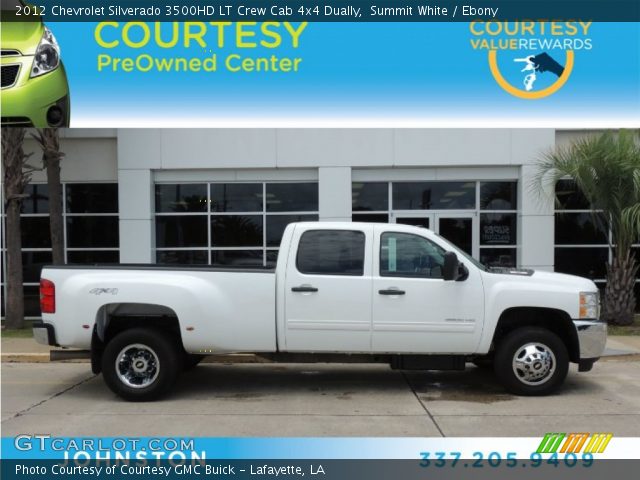 2012 Chevrolet Silverado 3500HD LT Crew Cab 4x4 Dually in Summit White