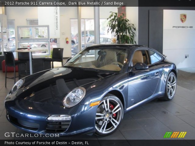 2012 Porsche 911 Carrera Coupe in Dark Blue Metallic