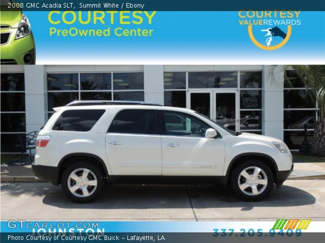 2008 GMC Acadia SLT in Summit White