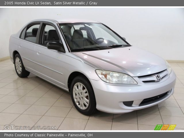 2005 Honda Civic LX Sedan in Satin Silver Metallic