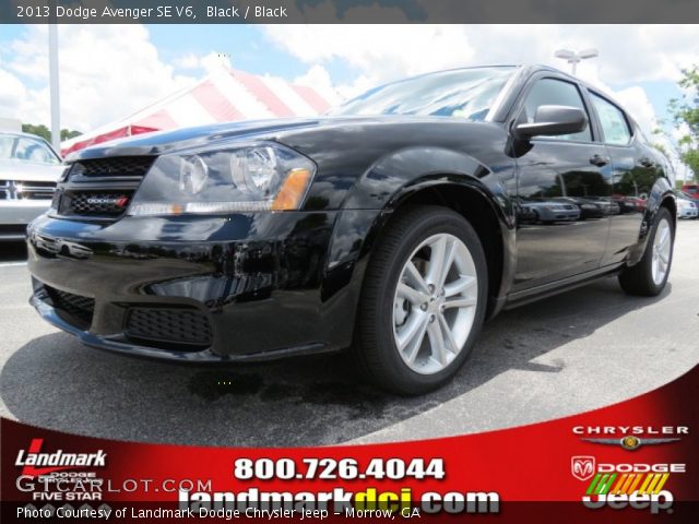 2013 Dodge Avenger SE V6 in Black