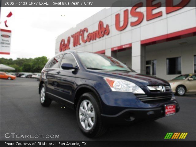 2009 Honda CR-V EX-L in Royal Blue Pearl