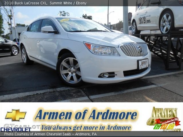 2010 Buick LaCrosse CXL in Summit White