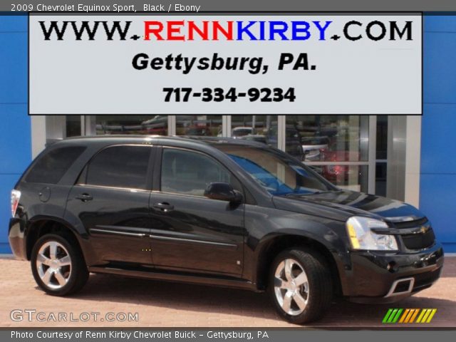2009 Chevrolet Equinox Sport in Black