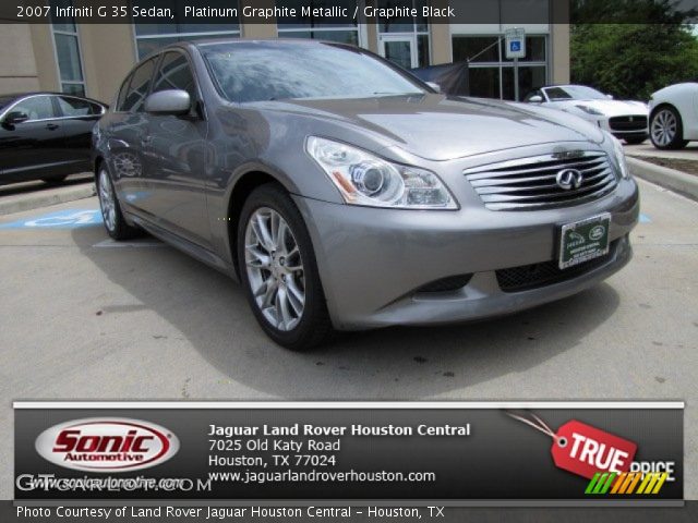 2007 Infiniti G 35 Sedan in Platinum Graphite Metallic