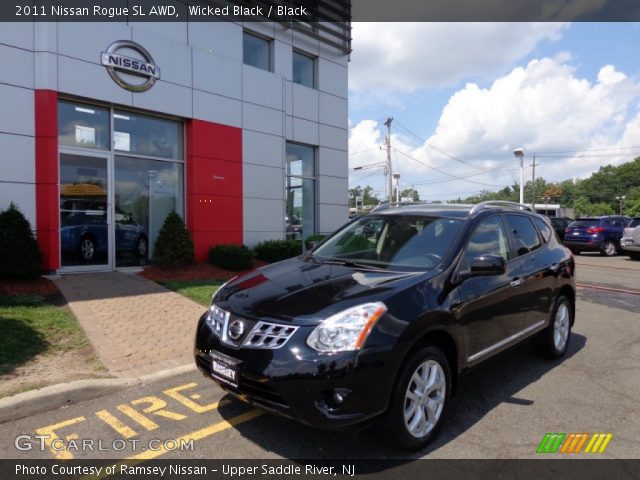 2011 Nissan Rogue SL AWD in Wicked Black