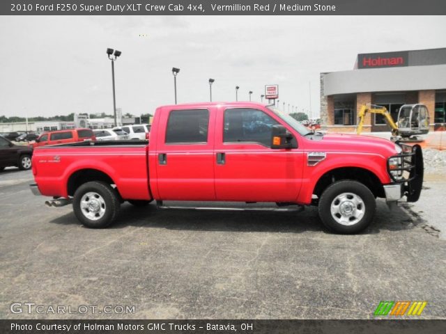 2010 Ford F250 Super Duty XLT Crew Cab 4x4 in Vermillion Red