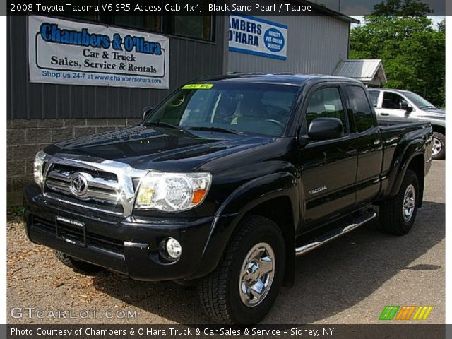 2008 Toyota Tacoma V6 SR5 Access Cab 4x4 in Black Sand Pearl