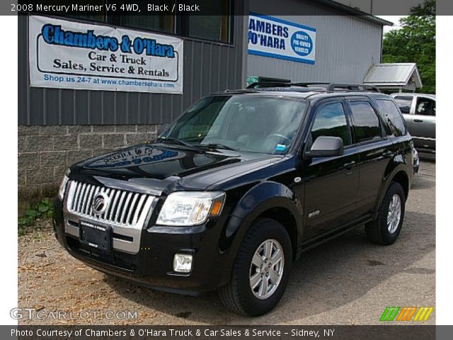 2008 Mercury Mariner V6 4WD in Black