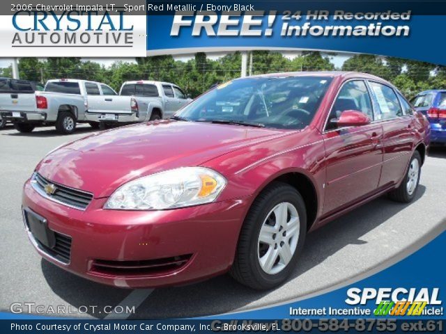 2006 Chevrolet Impala LT in Sport Red Metallic