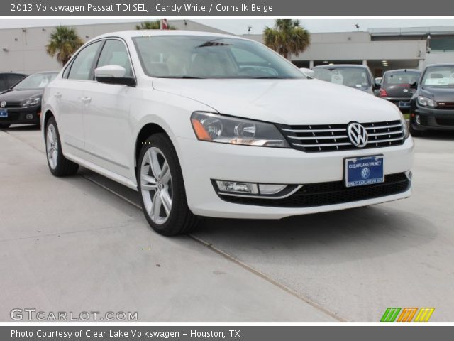 2013 Volkswagen Passat TDI SEL in Candy White