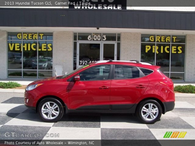 2013 Hyundai Tucson GLS in Garnet Red