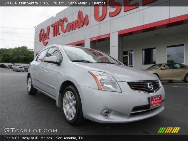 2012 Nissan Sentra 2.0 S in Brilliant Silver Metallic