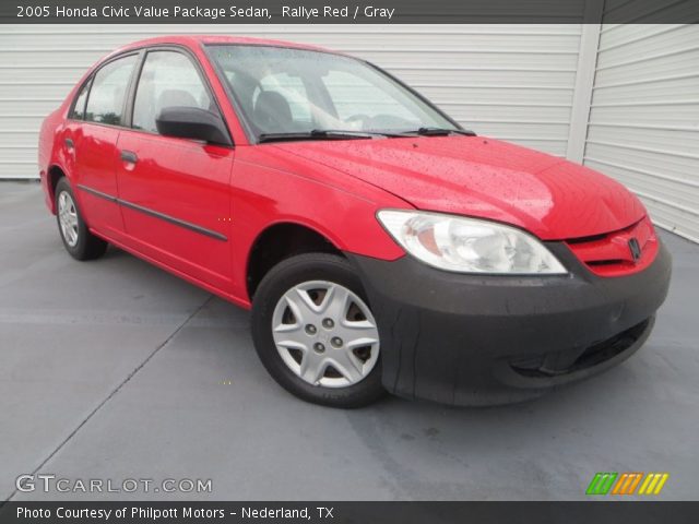 2005 Honda Civic Value Package Sedan in Rallye Red