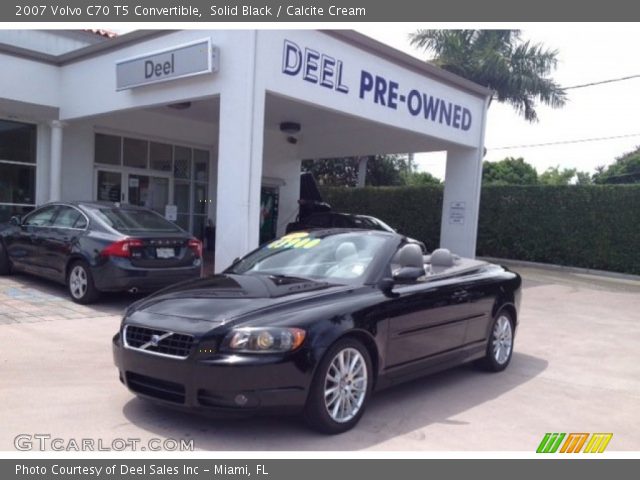 2007 Volvo C70 T5 Convertible in Solid Black