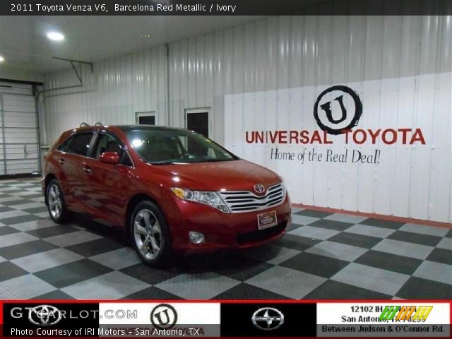 2011 Toyota Venza V6 in Barcelona Red Metallic