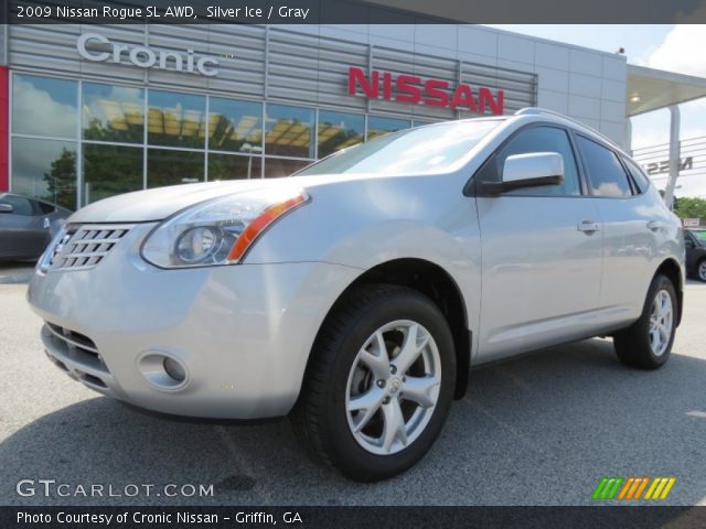 2009 Nissan Rogue SL AWD in Silver Ice