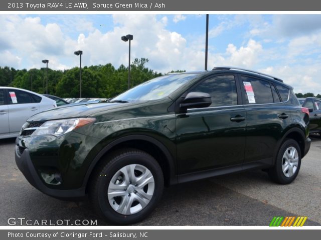 2013 Toyota RAV4 LE AWD in Spruce Green Mica