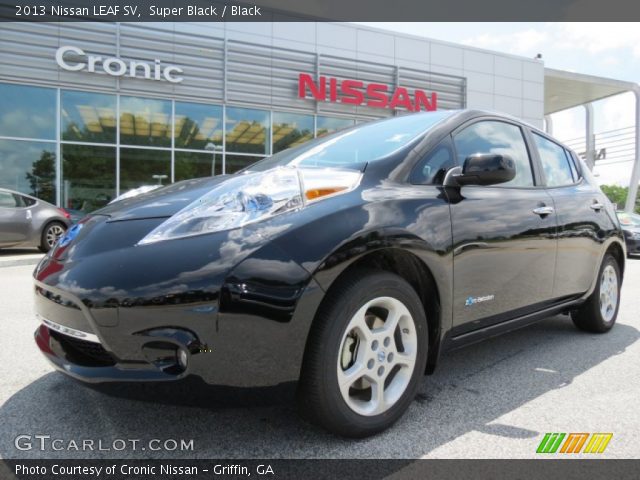 2013 Nissan LEAF SV in Super Black