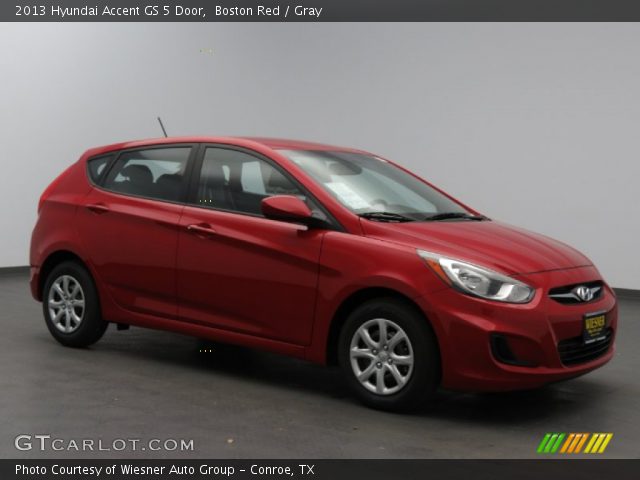 2013 Hyundai Accent GS 5 Door in Boston Red