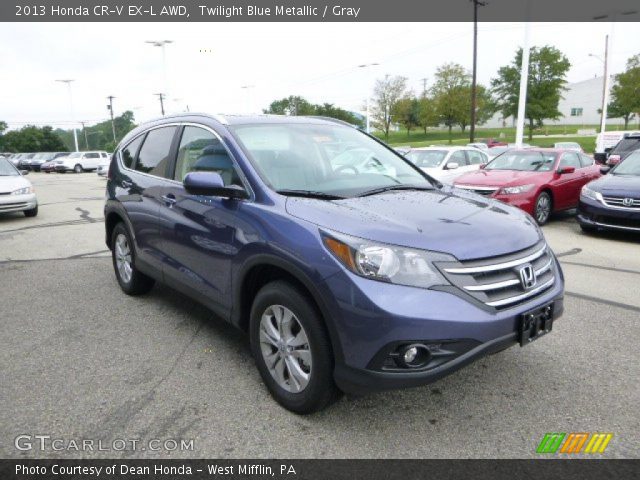 2013 Honda CR-V EX-L AWD in Twilight Blue Metallic