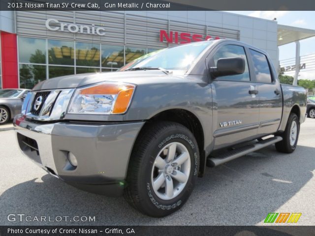 2013 Nissan Titan SV Crew Cab in Gun Metallic