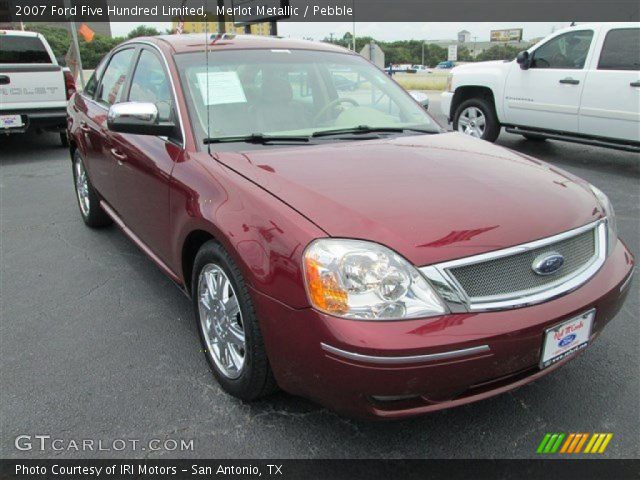 2007 Ford Five Hundred Limited in Merlot Metallic