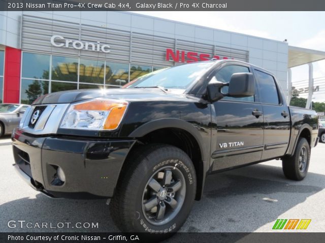 2013 Nissan Titan Pro-4X Crew Cab 4x4 in Galaxy Black
