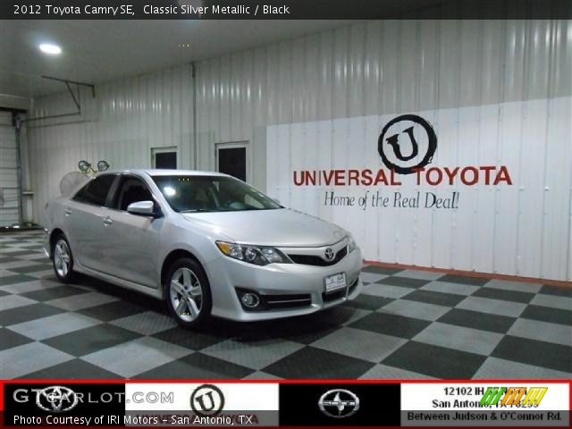 2012 Toyota Camry SE in Classic Silver Metallic